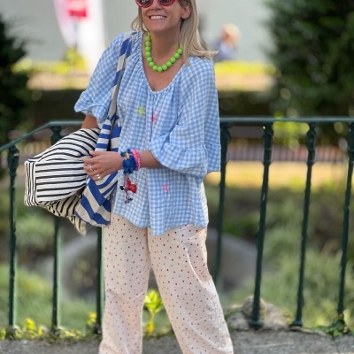 T&#x00FA;nica&#x20;vichy&#x20;azul&#x20;Nazar&#x00E9;