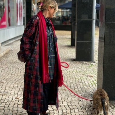 Camisa&#x20;&#x2F;&#x20;Vestido&#x20;tartan&#x20;N&#x2F;25