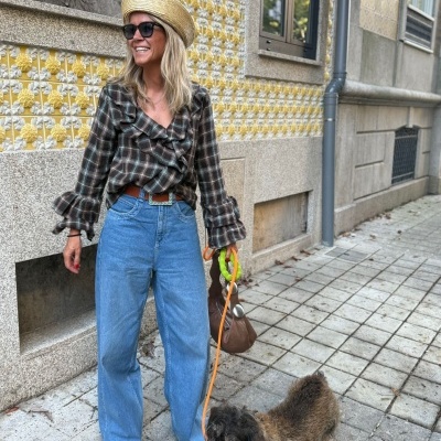 Camisa&#x20;vichy&#x20;flanela&#x20;&quot;Dia&#x20;no&#x20;Campo&quot;