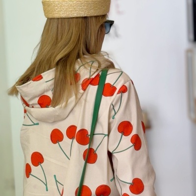 Casaco&#x20;&quot;Corta&#x20;Vento&quot;&#x20;Cerise