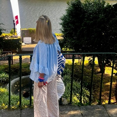 T&#x00FA;nica&#x20;vichy&#x20;azul&#x20;Nazar&#x00E9;