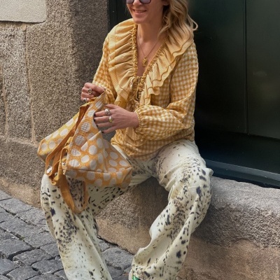 Camisa&#x20;vichy&#x20;amarela