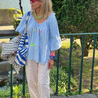 T&#x00FA;nica&#x20;vichy&#x20;azul&#x20;Nazar&#x00E9;