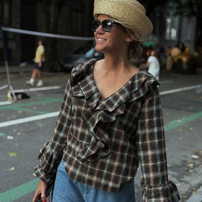 Camisa&#x20;vichy&#x20;flanela&#x20;&quot;Dia&#x20;no&#x20;Campo&quot;