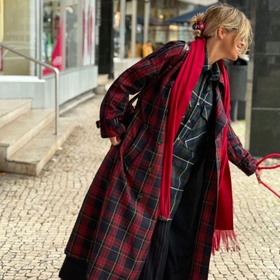 Camisa&#x20;&#x2F;&#x20;Vestido&#x20;tartan&#x20;N&#x2F;25