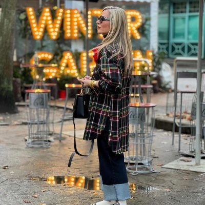 Camisa&#x20;&#x2F;&#x20;Vestido&#x20;tartan&#x20;N&#x2F;25