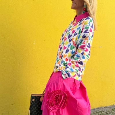 Camisola&#x20;&quot;Cora&#x00E7;&#x00E3;o&#x20;Colorido&quot;