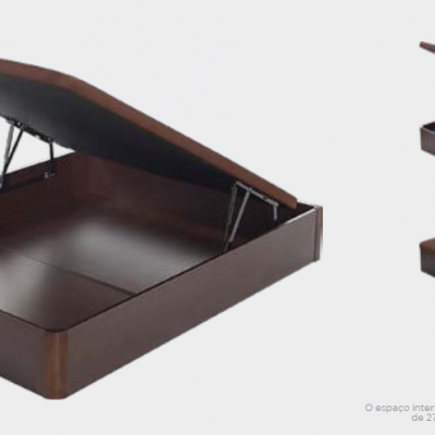 BASE REBATÍVEL MADEIRA - WOOD 19 da Molaflex