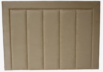 Cabeceira c/ Moldura e Gomos Verticais