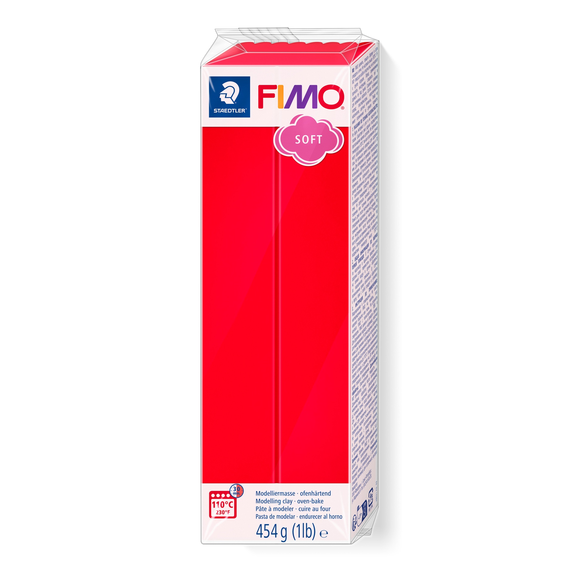 FIMO SOFT - INDIAN RED | VERMELHO INDIANO  (ref.24) -  454g