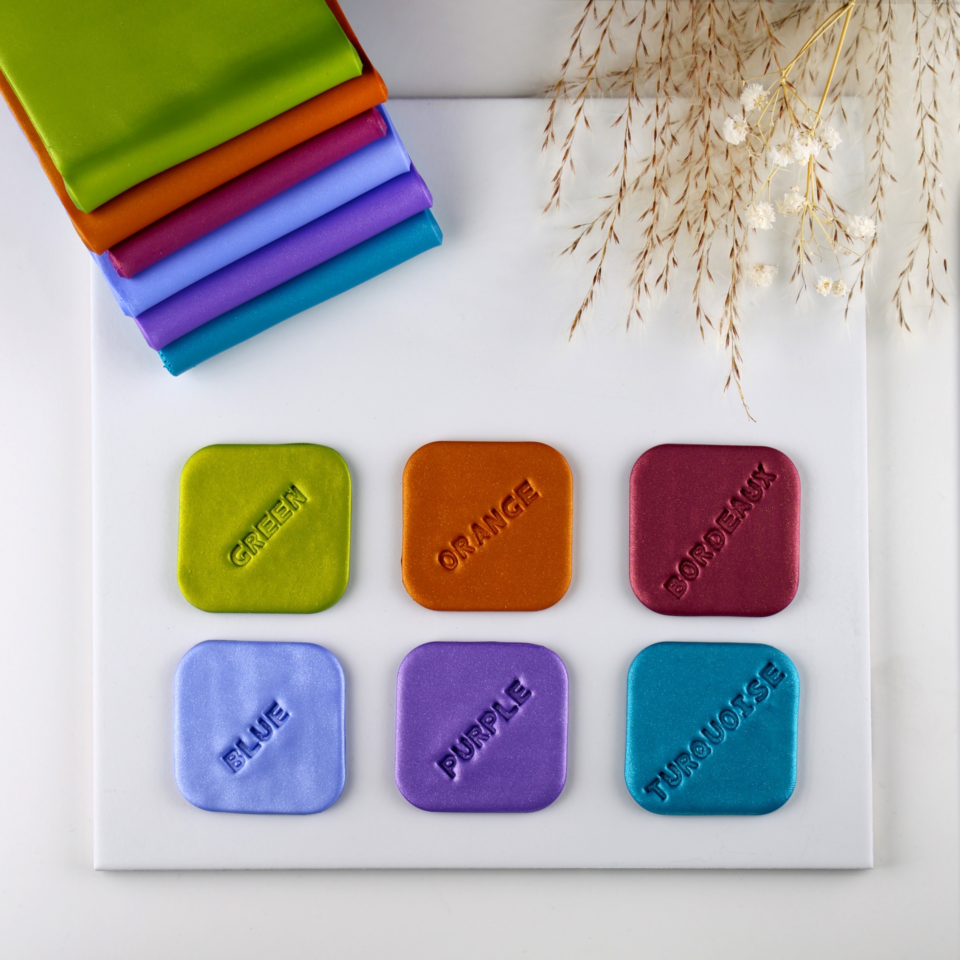 As cores metalizadas da FIMO