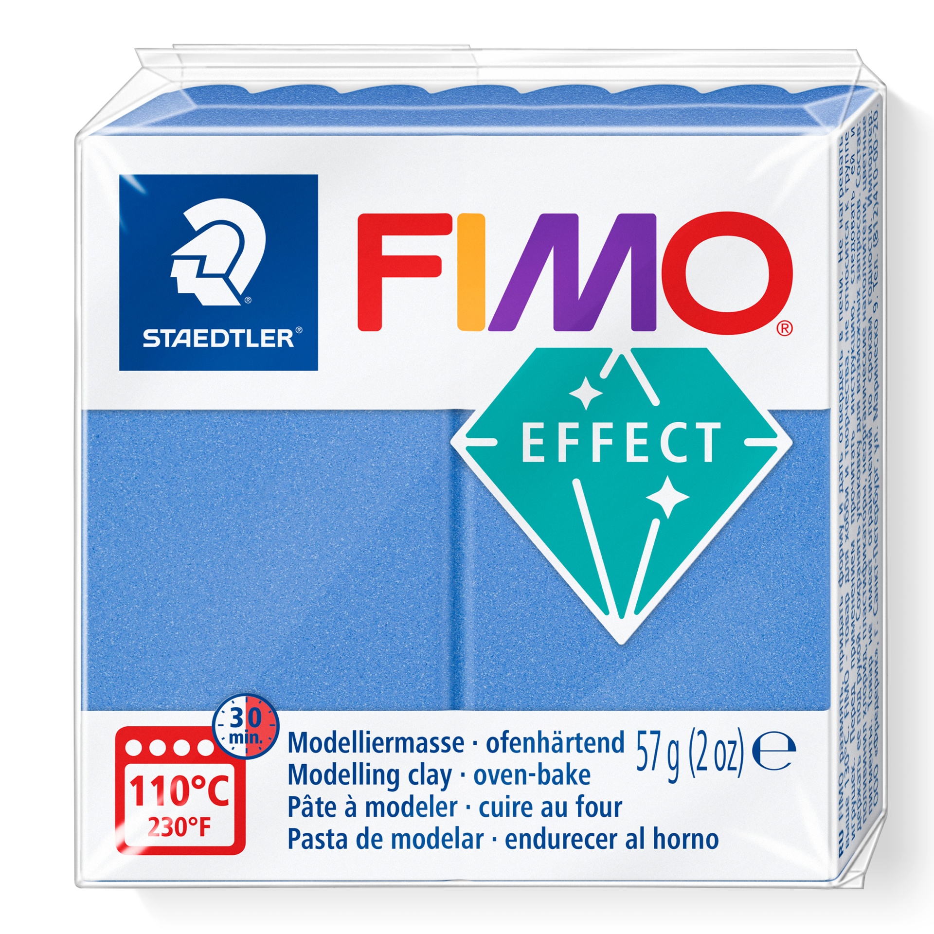 FIMO EFFECT - METALLIC BLUE | AZUL METALIZADO (Ref.31)