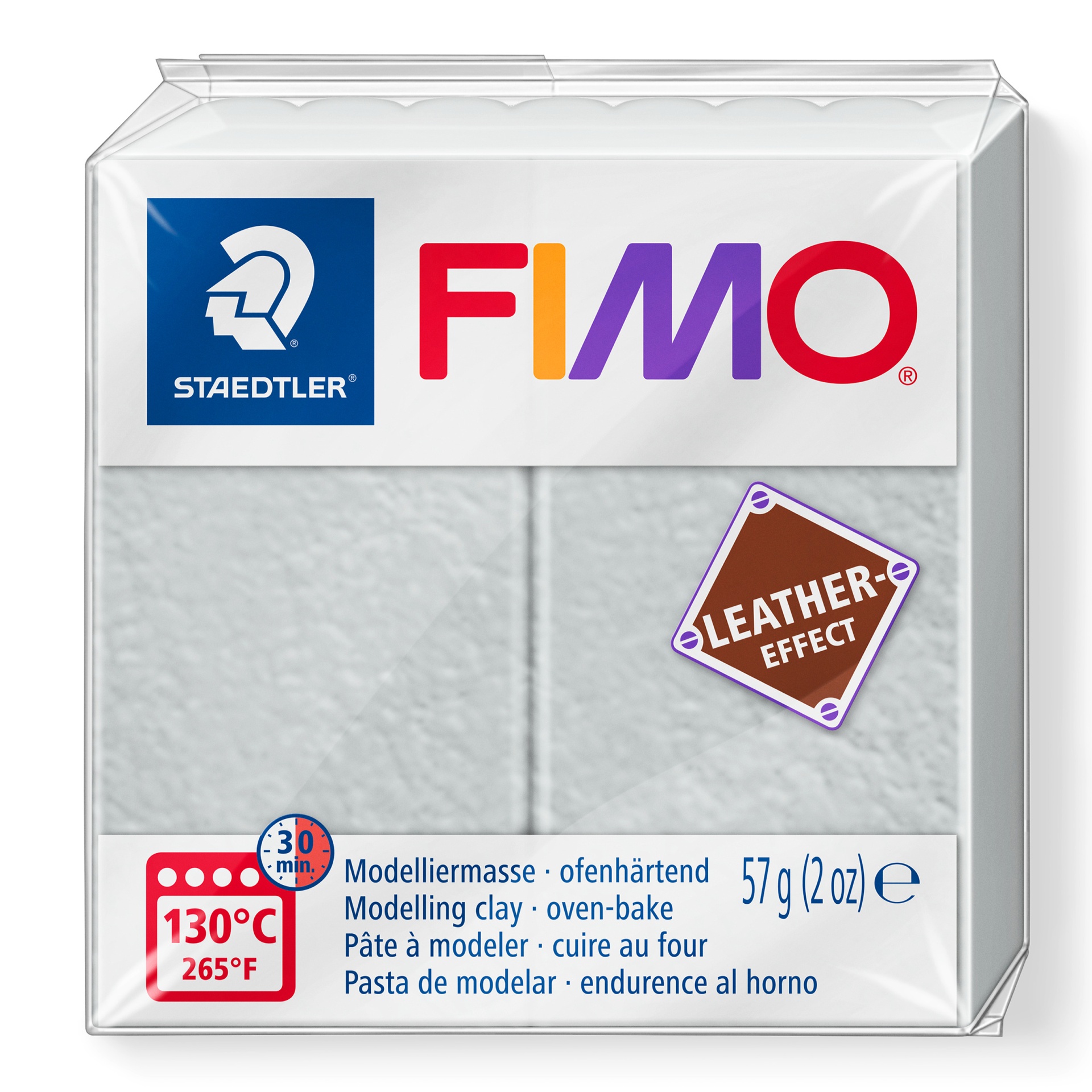 FIMO LEATHER EFFECT - DOVE GREY | CINZA POMBO (Ref.809)