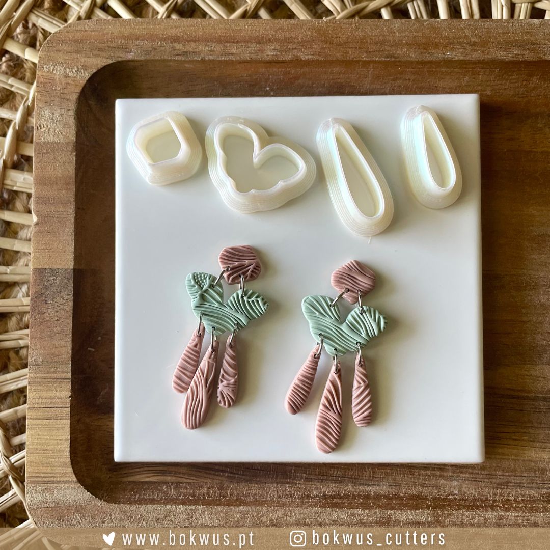 Conjunto de 4 cortadores - Disponível em 2 tamanhos | BC558 Conjunto de 4 cortadores - Disponível em 2 tamanhos | BC558