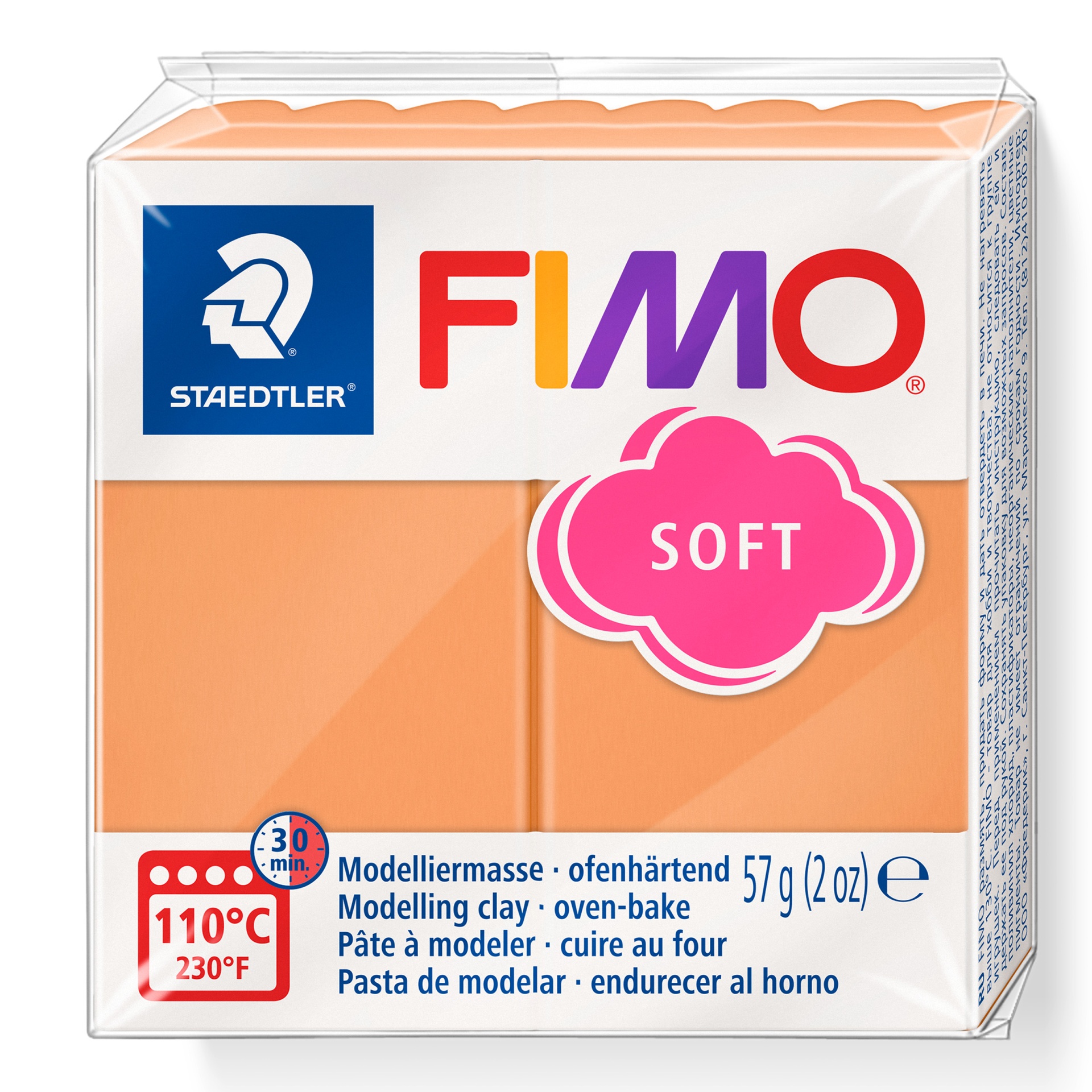 FIMO SOFT - PAPAYA SORBET | SORVETE DE PAPAIA (ref. T41) - trend colours