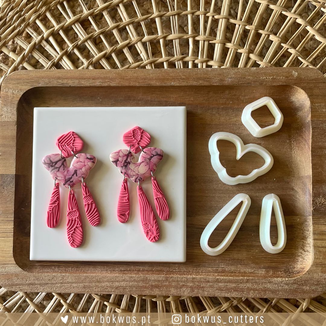 Conjunto de 4 cortadores - Disponível em 2 tamanhos | BC558 Conjunto de 4 cortadores - Disponível em 2 tamanhos | BC558