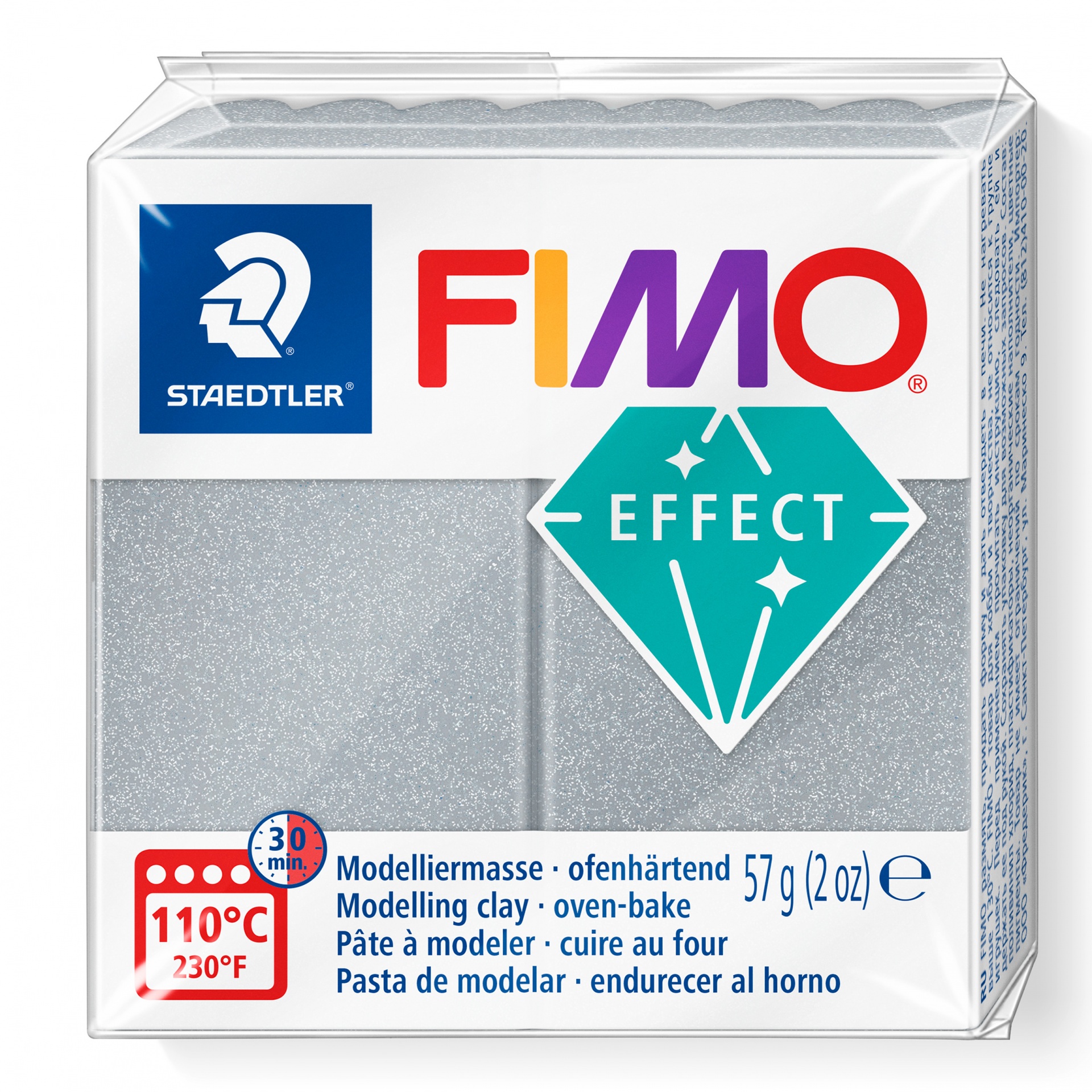 FIMO EFFECT - METALLIC SILVER  (ref.81)