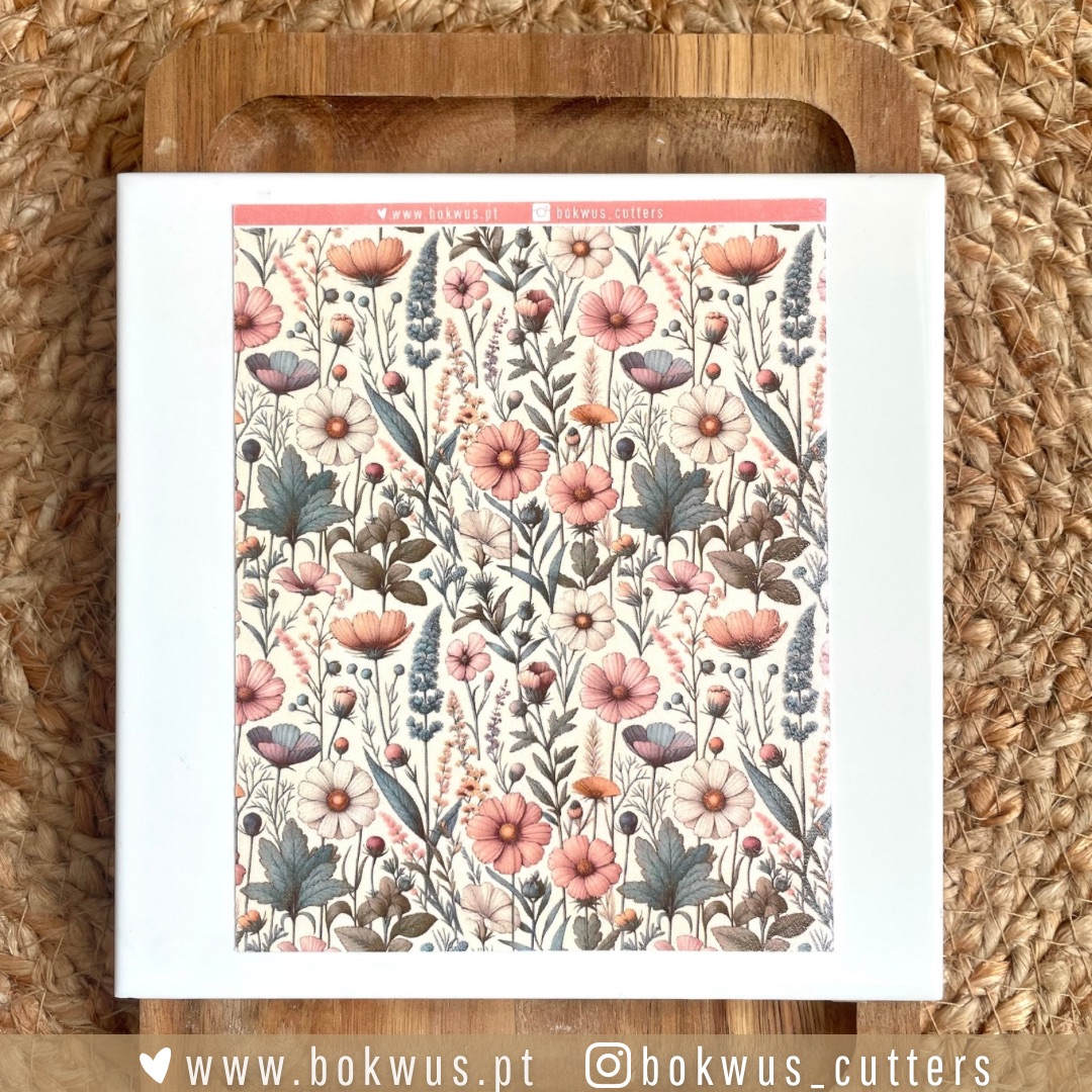 Papel tranfer - Botânico Papel tranfer - Botânico