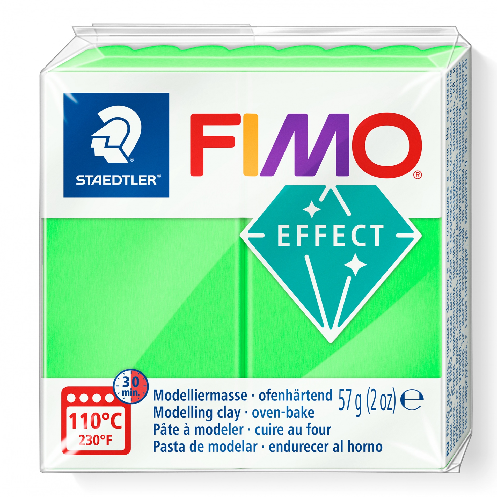 FIMO EFFECT - NEON GREEN  (ref.501)