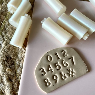 Carimbos - NÚMEROS (CONJUNTO DE 12)