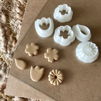 Conjunto de 5 cortadores florais - BC492