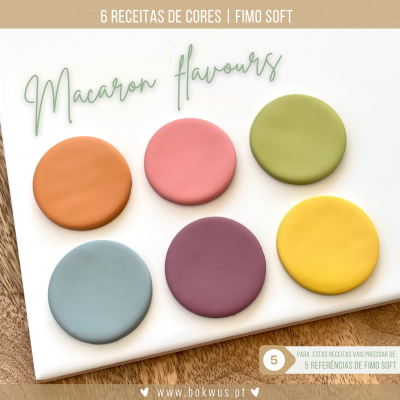 6 RECEITAS DE CORES | MACARON FLAVOURS  | PT/EN