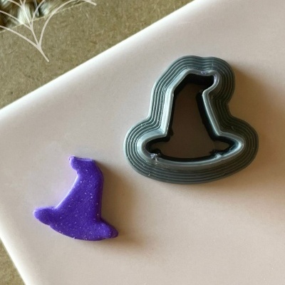 Cortador Halloween - Chapéu (1,5cm) - espelho - BC1559