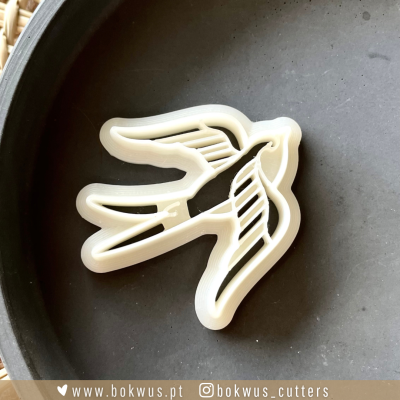 Cortador andorinha (5cm) | VERSÃO ESPELHADA | BC1398