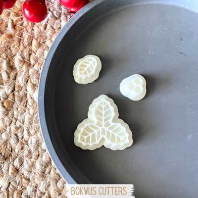 Conjunto de 3 cortadores Azevinho - BC1247