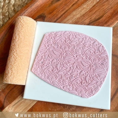 ROLO DE TEXTURA HD | MANDALA FLORAL