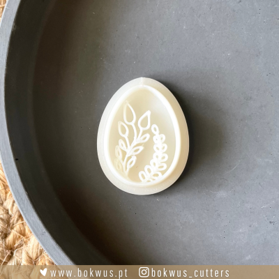 Cortador Ovo da Páscoa (3cm) | VERSÃO ESPELHADA | BC1370