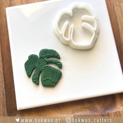 Cortador folha monstera (4cm) | BC987