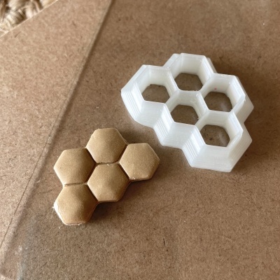 Cortador favo de mel (com embossing) - BC507