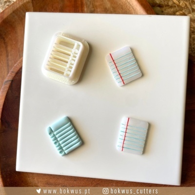 Cortador "De Volta à escola" | Caderno (2cm) | BC1568