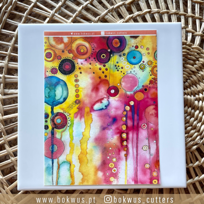 Papel tranfer - Alcohol ink