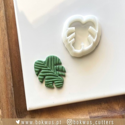 Cortador folha monstera (3cm) | BC195