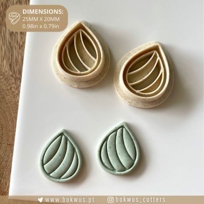 Cortador Linhas Orgânicas (2,5cm) | BC1718