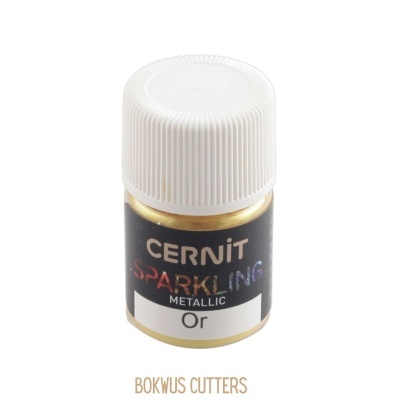 CERNIT SPARKLING | Pó de mica  - METALLIC GOLD | OURO METÁLICO (5g)