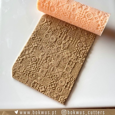 ROLO DE TEXTURA HD | AZULEJO III | BC1694