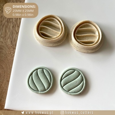 Cortador Linhas Orgânicas | 2,5cm 🌿 | BC1717