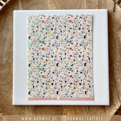 Papel tranfer - terrazzo