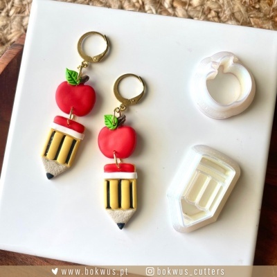 Cortador Lápis (BC1176) e Maçã (BC1466) – Disponíveis em separado ou em conjunto