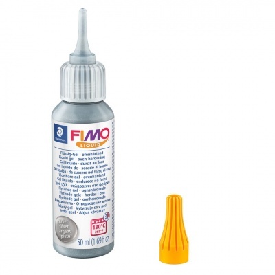 Fimo líquido (50ml) - PRATEADO