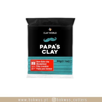 Papas's Clay 60g | AZUL TURQUESA