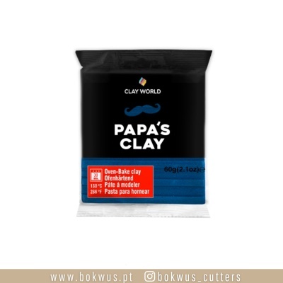 Papas's Clay 60g | AZUL MARINHO