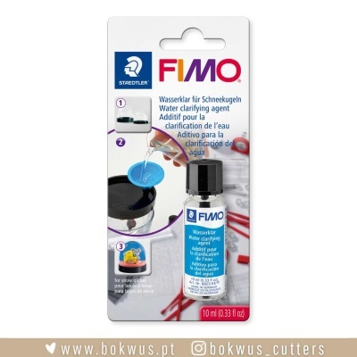 Aditivo para clarificação de água de globos de neve