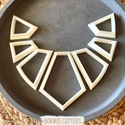 Conjunto de 7 cortadores para gargantilha - BC1029