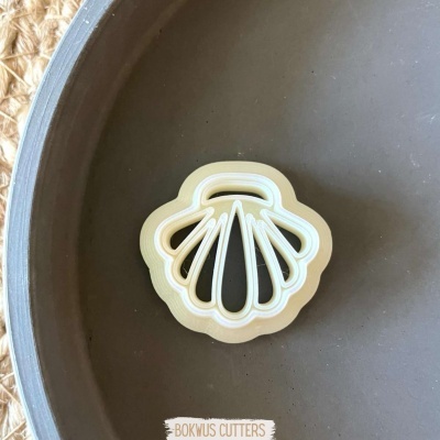 Cortador concha com embossing (2,5cm) BC1116