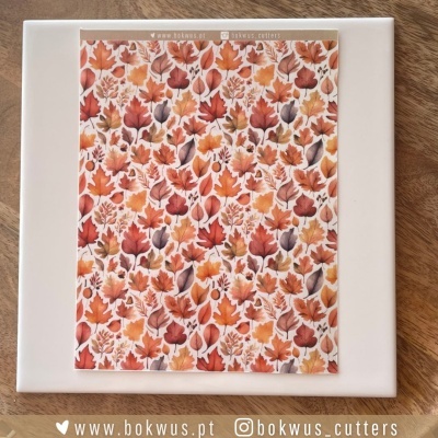 Papel tranfer - Folhas de Outono III