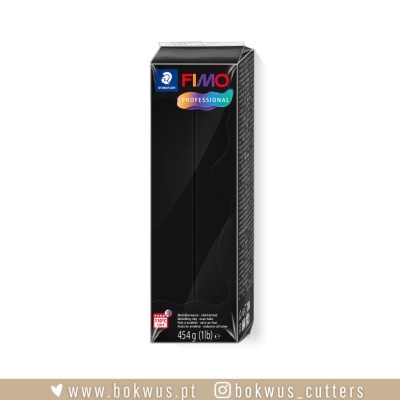 FIMO PROFISSIONAL | BLACK / PRETO (REF.9) - 454g